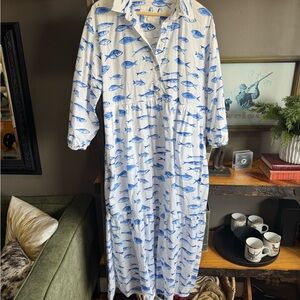 Maeve Anthropologie Fish Dress